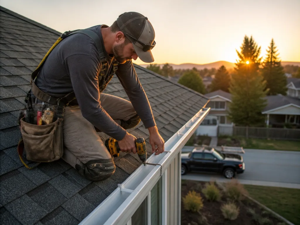 Vinyl Gutter Installation